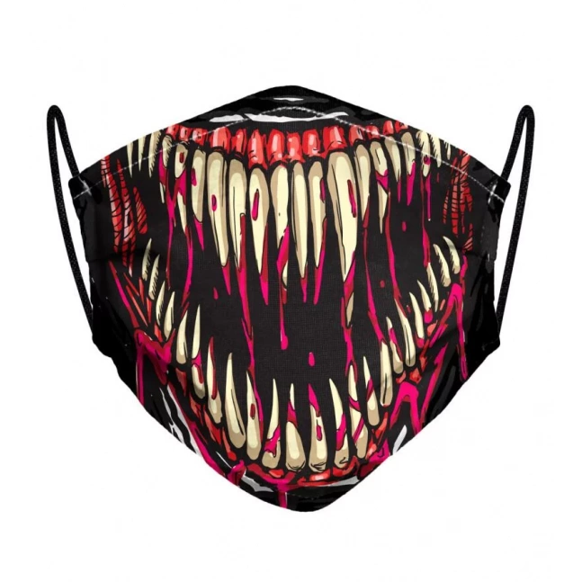 Venom Face Face Mask Red