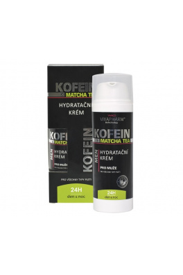 VIVACO Hydratační krém Kofein a Matcha Tea VIVAPHARM 50 ml