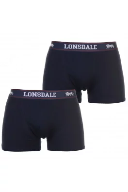 Lonsdale 2 Pack Trunk Mens