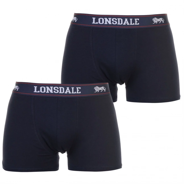 Lonsdale 2 Pack Trunk Mens