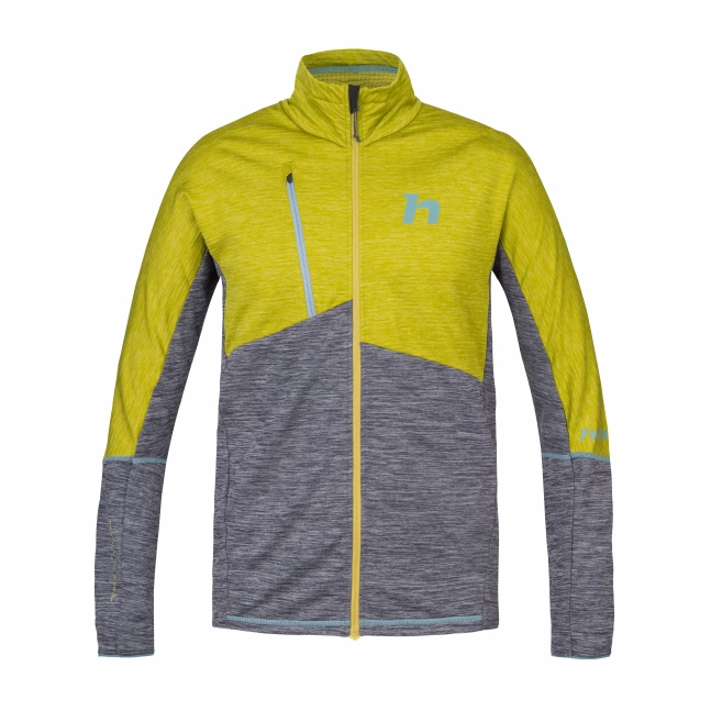 Pánská mikina Hannah Niro, citronelle/light gray mel, Pánská mikina Hannah Niro, citronelle/light gray mel,