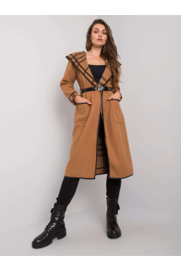Kabát s kapucí velbloud Latesha