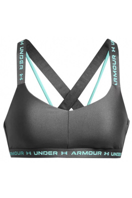Dámská podprsenka Under Armour Crossback Low - šedá