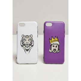 Big Cats I Phone 6/7/8 Phone Case Set White/violet One Size