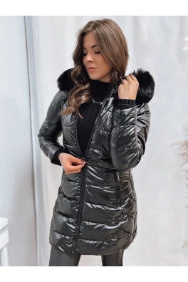 SHINE dámská prošívaná zimní bunda černá Dstreet TY4054
