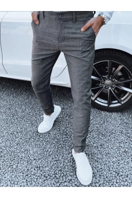 Pánské tmavě šedé kalhoty Dstreet UX4384