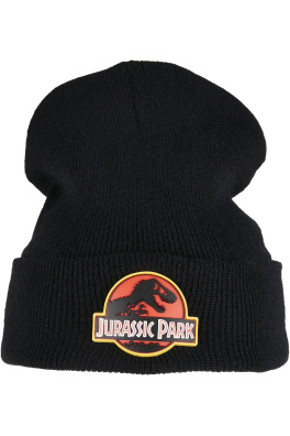 Černá čepice s logem Jurassic Park