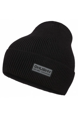 Pánská merino čepice Husky Meru black