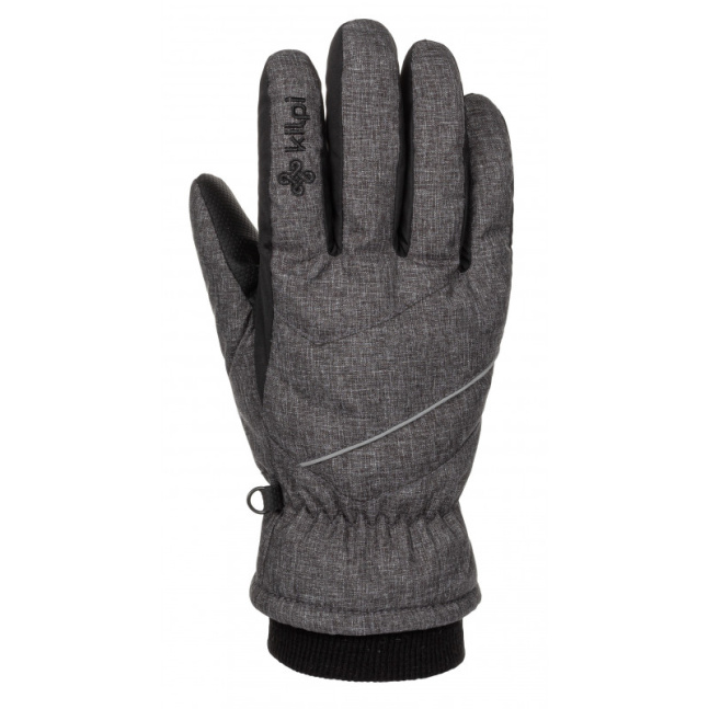 Unisex ski gloves Tata-u dark gray - Kilpi