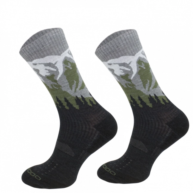 Ponožky Comodo Light Performance Crew/Hiking Merino wool socks