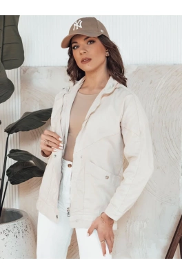 BERENICES dámská džínová bunda světle béžová Dstreet TY4309