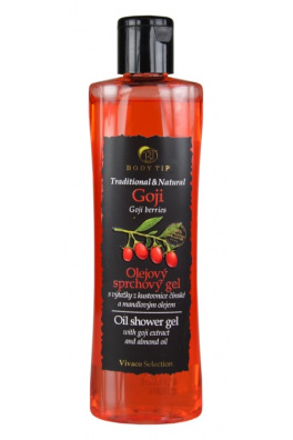 VIVACO Olejový sprchový gel Goji BODY TIP 200 ml