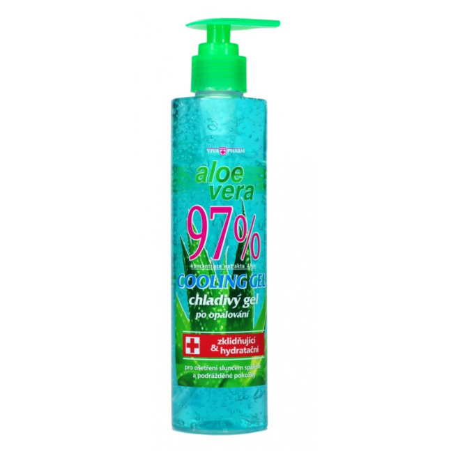 VIVACO Zklidňující gel s Aloe vera 97% 250 ml