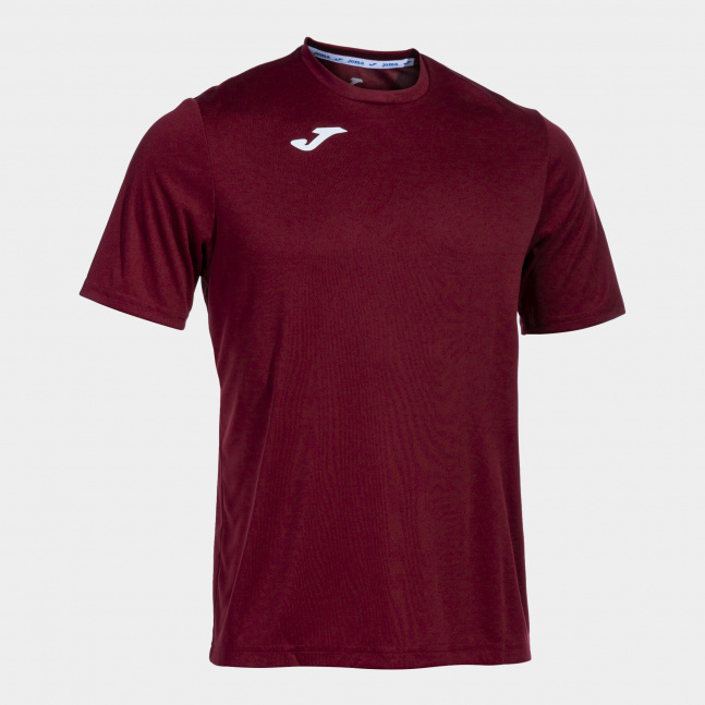 Pánské/chlapecké tričko Joma T-Shirt Combi S/S Burgundy