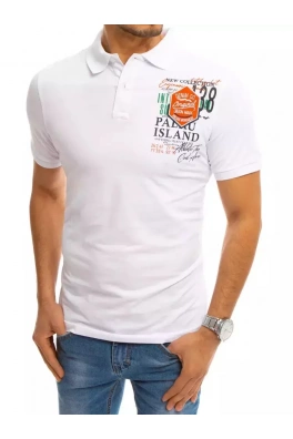 Bílé polokošile s potiskem Dstreet PX0370