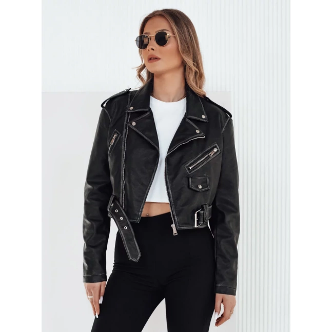 PALIGOR dámská kožená bunda černá Dstreet TY4160