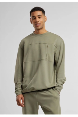 Pánská mikina Urban Classics Scuba Zip Pocket Crew