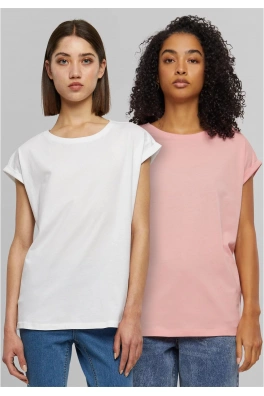 Dámské tričko Urban Classics Extended Shoulder Tee 2-Pack