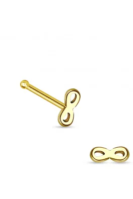 Piercing do nosu - nekonečno gold