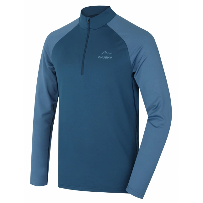 Pánské termotriko Husky Active Winter Tromi zip M blue Pánské termotriko Husky Active Winter Tromi zip M blue