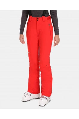 Dámské lyžařské kalhoty Kilpi DAMPEZZO-W červené
