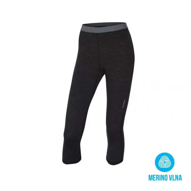 Dámské 3/4 termokalhoty HUSKY Merino černá