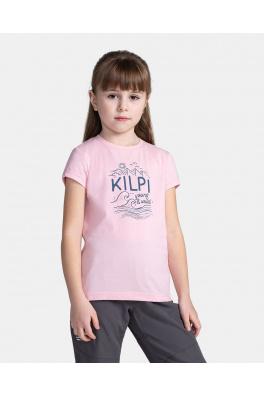Dívčí triko Kilpi MALGA-JG Světle růžová
