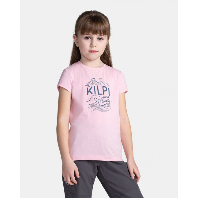 Dívčí triko Kilpi MALGA-JG Světle růžová