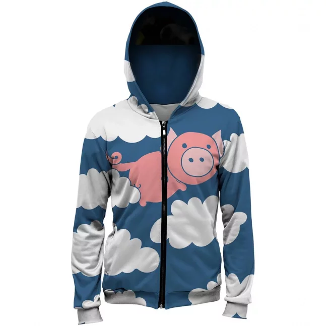 Hoodie When Pigs Fly