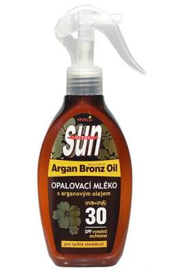 Opalovací mléko s BIO arganovým olejem SPF 30 SUN VITAL 200 ml