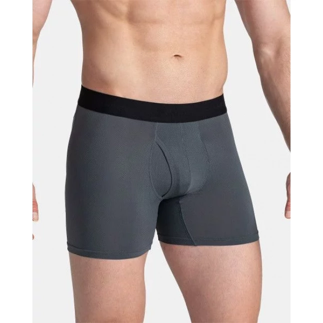 Pánské funkční boxerky 2 pack Kilpi NETT-M tmavě šedé Pánské funkční boxerky 2 pack Kilpi NETT-M tmavě šedé