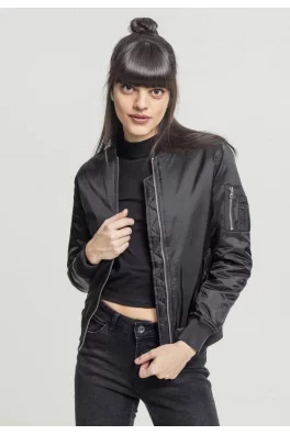 Dámská bunda Basic Bomber Jacket černá