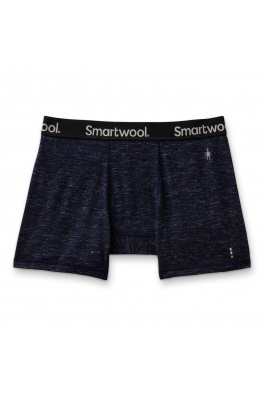 Smartwool M MERINO HEMP BLEND BOXER BRIEF BOXED deep navy heather