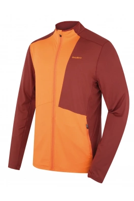 Pánská mikina HUSKY Tarp zip M deep brick/orange