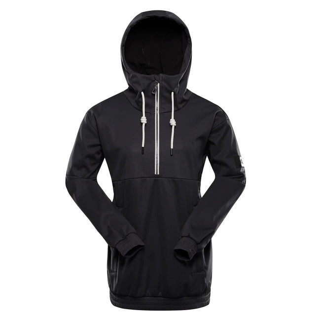 Dámská lyžařská softshellová bunda ALPINE PRO JARGA dk.true gray