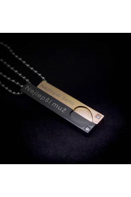 Luxusní náhrdelníky z chirurgické oceli - nejlepší muž / žena 