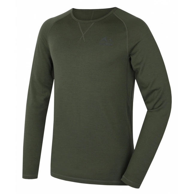 Pánské merino termotriko Merow M green