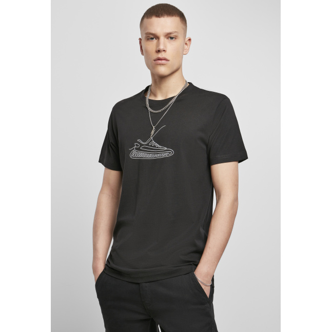 One Line Sneaker Tee černé