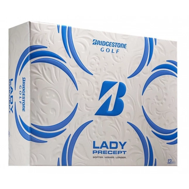Dámské golfové míčky Precept Lady White 3ks