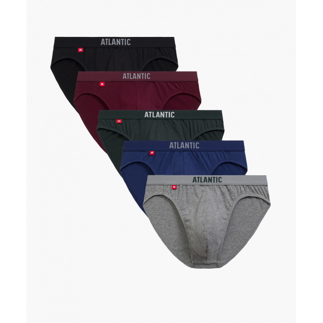 Pánské slipy ATLANTIC Sport 5Pack - vícebarevné