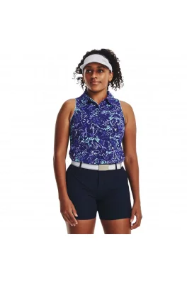 Dámské polo tričko bez rukávů Under Armour Iso-Chill Polo SL