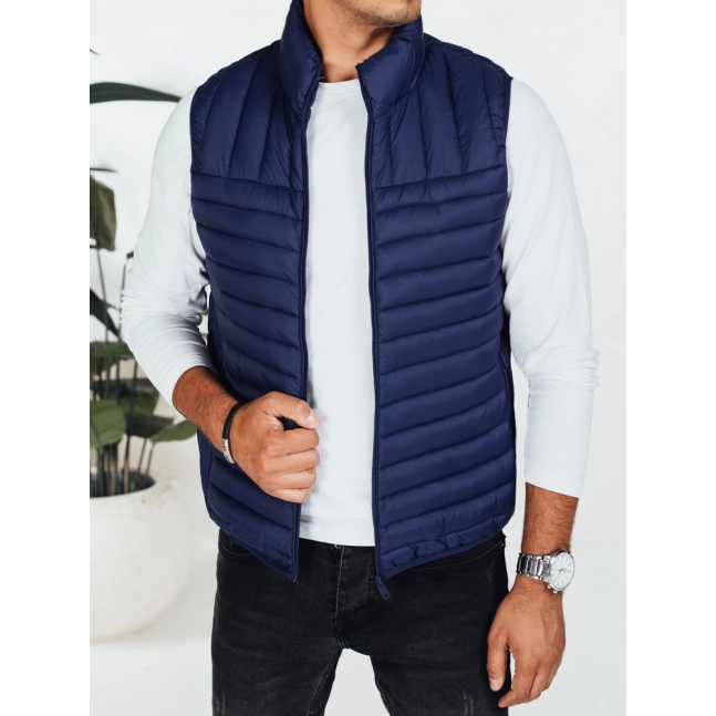 Kamizelka męska pikowana granatowa Dstreet TX5082