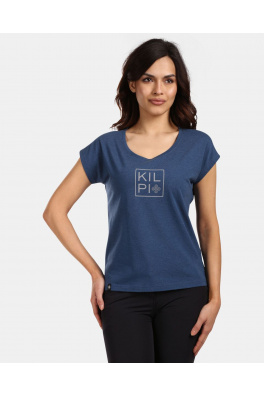 Dámské tričko z bavlny Kilpi ROANE-W Tmavě modrá