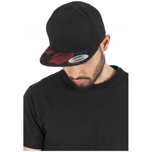 Růže Snapback blk/red