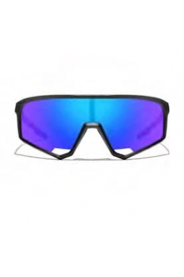 Sportovní sluneční brýle WAYE - 7 Black w Blue Multi lens Cat. 3