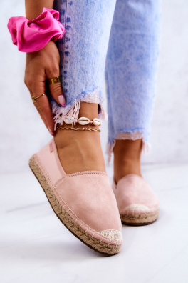 Dámské klasické espadrilky Big Star - růžové