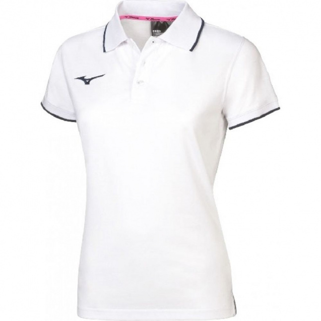 Wom Mizuno Polo/White/Navy