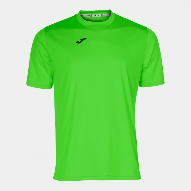 Pánské/chlapecké tričko Joma T-Shirt Combi S/S Green Fluor