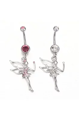 Piercing do pupíku - Víla-stříbrná