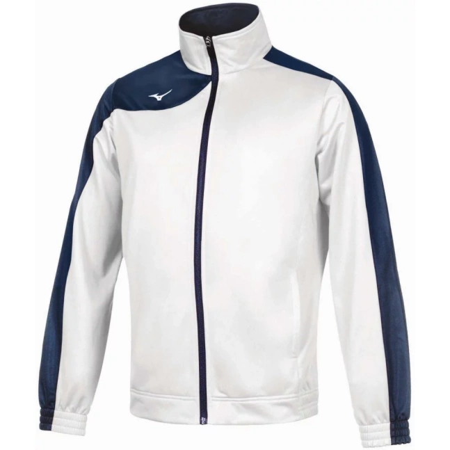 Mizuno Knitted Tracksuit/White/Navy